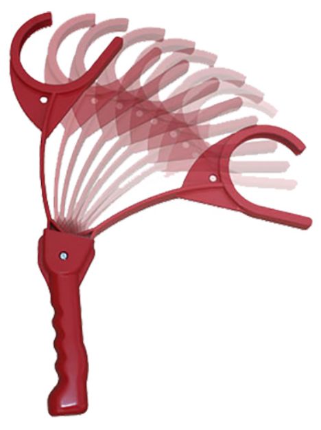 Picture of MTM Case-Gard EZ3 EZ-3 Clay Bird Thrower Red Manual Cocking 19" Long Single Ambidextrous Hand