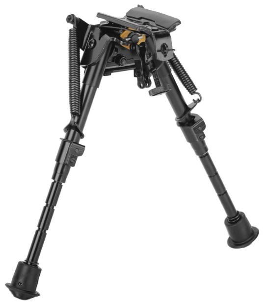 Picture of Caldwell 247142 XLA Pivot Bipod 6-9" Black Aluminum