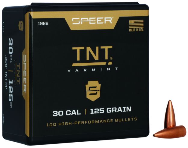 Picture of Speer 1986 TNT  30Cal 125gr Jacketed Hollow Point 100 Per Box/5 Case