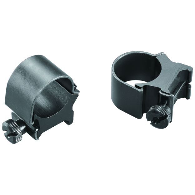 Picture of Weaver Mounts 49042 Detachable Top Mount Rings  Matte Black 1" High