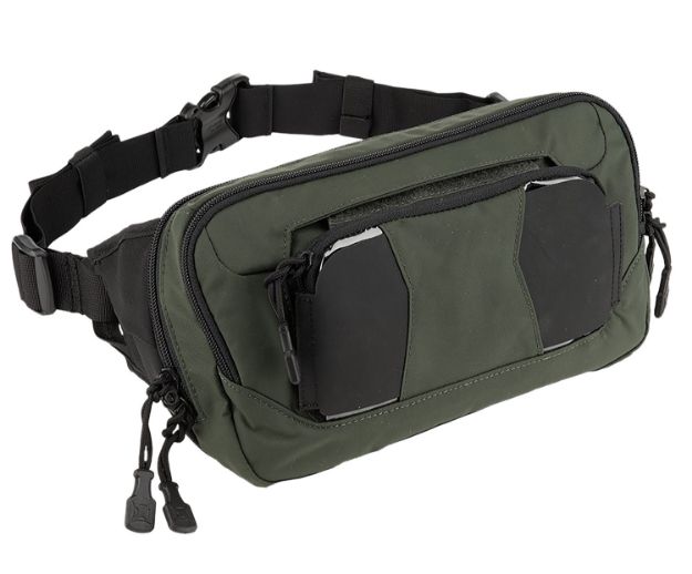 Picture of Vertx VTX5228RDGN SOCP Tactical Tactical Fanny Pack Rudder Green Mesh Pockets 17" Long