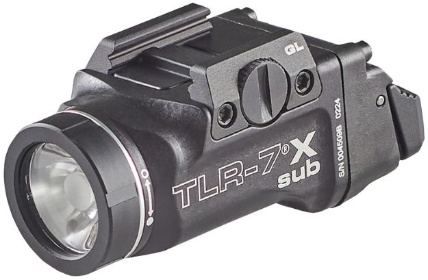 Picture of Streamlight 69405 TLR-7 X Sub USB  Black Anodized 500 Lumens  White LED Glock 43X MOS/48 MOS/43X/48