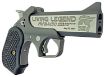 Picture of Bond Arms BAXLV Living Legend XLV 45 ACP 2 Shot 4.25" Stainless Engraved Steel Barrel, Stainless Steel Frame, Black Extended B6 Resin Grips