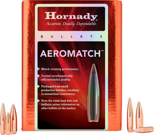 Picture of Hornady 227771   22Cal .224 77gr Hollow Point Boat Tail 500 Per Box/6 Case