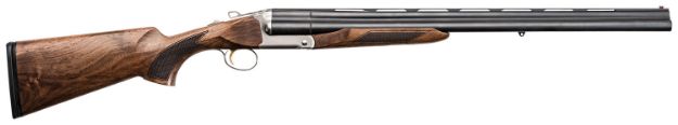 Picture of Charles Daly 930078 Triple Crown  12 Gauge 3+1 3" 28" Vent Rib Blued Tripled Barrel, Silver Finished Steel Receiver, Oiled Walnut Fixed Checkered Stock, Includes 5 Chokes