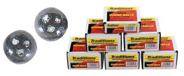 Picture of Traditions A1644 Rifle Round Balls  50Cal Lead Ball 177gr 100/Box