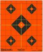 Picture of Caldwell 1166102 Orange Peel  Self-Adhesive Paper Black/Orange 8" Diamond 5 Pack