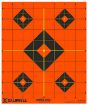 Picture of Caldwell 1166103 Orange Peel  Self-Adhesive Paper Black/Orange 8" Diamond 25 Pack