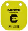 Picture of Caldwell 1116700 Gong  5" Yellow AR500 Steel 0.38" Thick Hanging