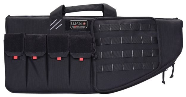 Picture of GPS Bags T30ARB Tactical AR Case 30" Black 1000D Nylon with Mag & Storage Pockets, Lockable Zippers, External Handgun Pocket & DuPont Teflon Coating