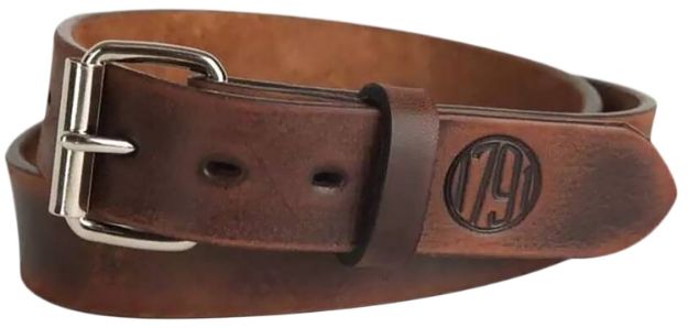 Picture of 1791 Gunleather BLT013640VTGA 01 Gun Belt Vintage Leather 36/40 1.50" Wide Buckle Closure