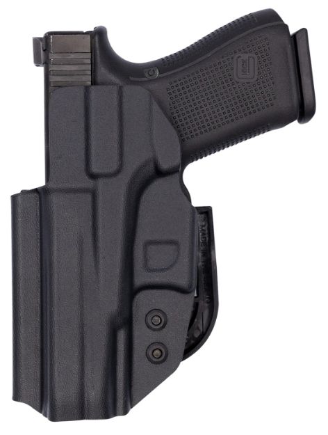 Picture of C&G Holsters 0008100 Covert  IWB Black Kydex Belt Clip Fits Glock 19/23