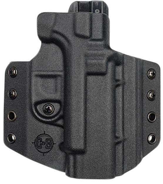 Picture of C&G Holsters 0006100 Covert  OWB Black Kydex Belt Loop Fits Glock 19 Fits Glock 23 Fits Glock 45