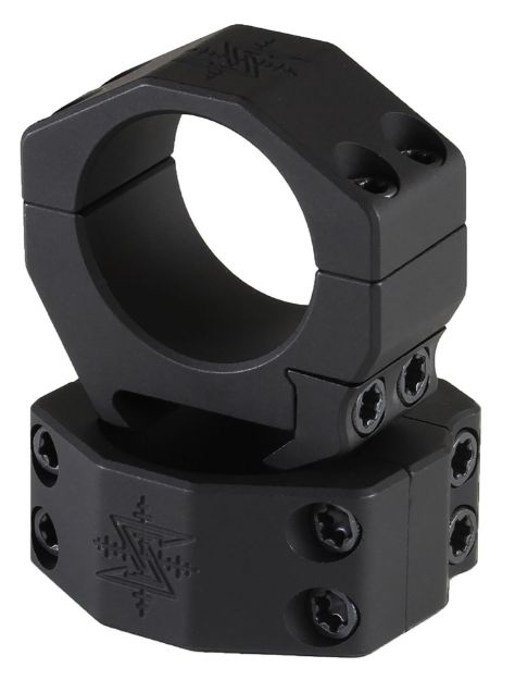 Picture of Seekins Precision 0010620010 Scope Rings  Matte Black 30mm Medium