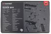 Picture of TekMat TEKR17GLOCK44 Glock 44 Cleaning Mat Glock 44 Parts Diagram 11" x 17"