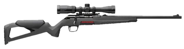 Picture of Winchester Repeating Arms 525233102 Xpert Combo Full Size 22 LR 10+1 18" Matte Black Barrel, Drilled & Tapped Steel Receiver, Gray Synthetic Molded Stock, Vortex Crossfire II 2-7x32mm Scope