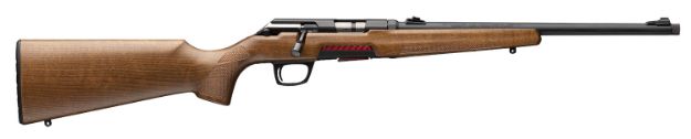 Picture of Winchester Repeating Arms 525214102 Xpert Sporter SR Full Size 22 LR 10+1 16.50" Matte Black Threaded Sporter Barrel, Drilled & Tapped Matte Black Steel Receiver, Fixed Satin Walnut Wood Stock