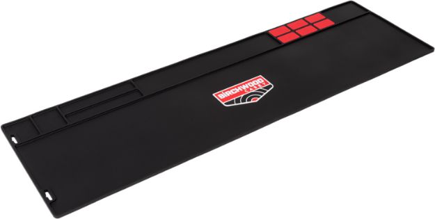 Picture of Birchwood Casey 30350 Rifle Cleaning Mat Black/Red Rubber 36" x 11"