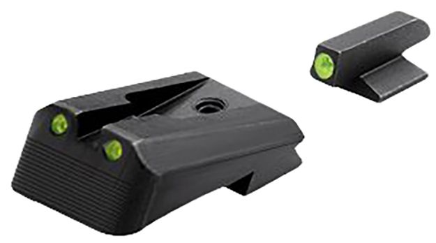 Picture of Kimber Mfg.,inc ML11219 1911 Tactical Wedge Fixed Night Sight Set  Green/Tritium Black Outline Front Sight-Green/Tritium Black Outline Rear Sight