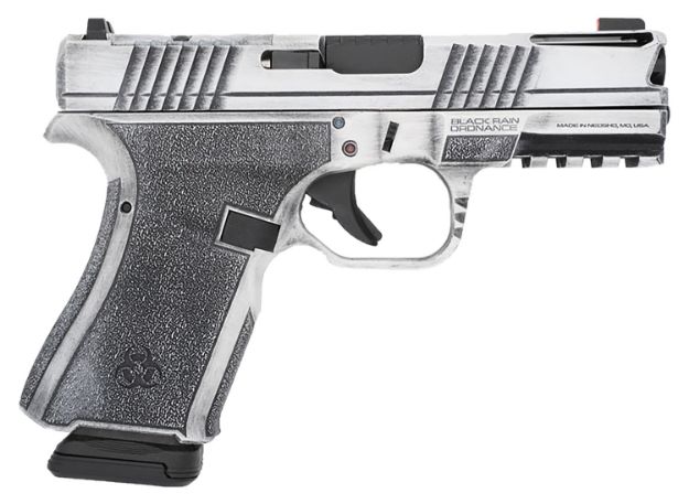 Picture of Black Rain Ordnance FLP9MMWB   Compact Frame 9mm 15+1 4" Stainless Steel Slide