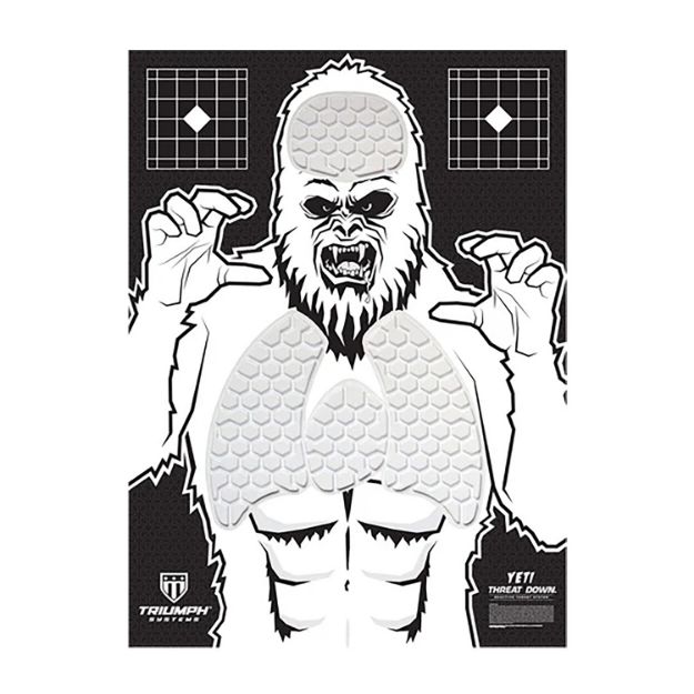 Picture of Triumph Systems 031513006 Threat Down Reactive Splatter Target Yeti Hanging Paper 30"H x 22"W