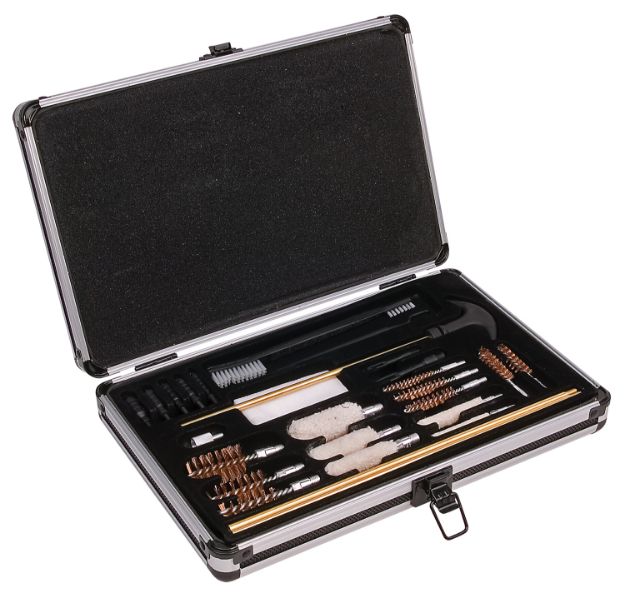 Picture of Outers 70083 Aluminum Case 28-Piece Universal Kit .22 Cal and Up