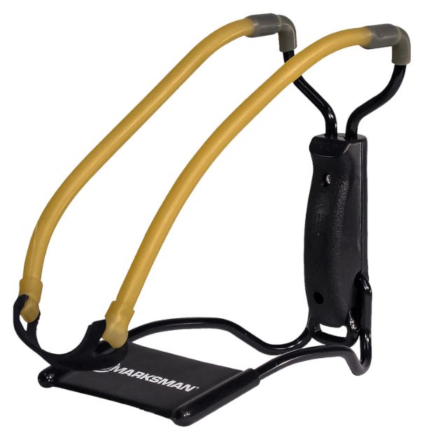 Picture of Marksman 3040 Marksman 3040 Folding Slingshot Yellow Classic Band Black Molded Handle