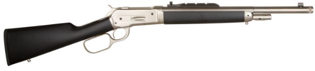 Picture of Taylors & Company 220090 1886 Ridge Runner Take Down 45-70 Gov Caliber with 4+1 Capacity, 18.50" Barrel, Matte Chrome Metal Finish & SoftTouch Black Synthetic Stock Right Hand (Full Size)