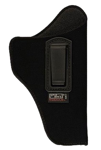 Picture of Uncle Mike's 89021 Inside The Pants Holster IWB Size 02 Black Suede Like Belt Clip Fits Med/Intermediate DA Revolver Fits 4" Barrel Right Hand