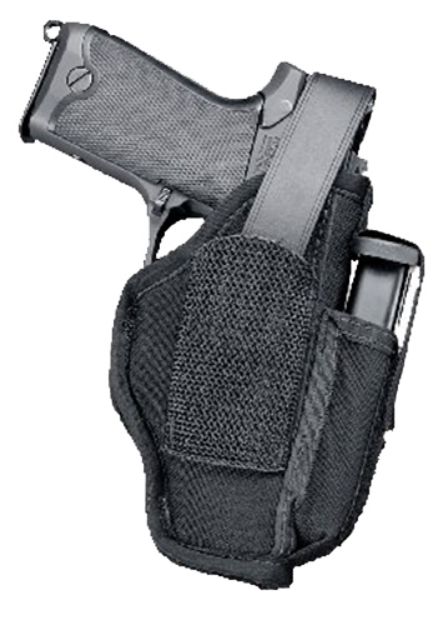 Picture of Uncle Mike's 70010 Sidekick Hip Holster IWB/OWB Size 01 Black Kodra Nylon Belt Clip Fits Medium Autos Fits 3-4" Barrel Belt 2.25" Wide Includes Adjustment Tool Ambidextrous