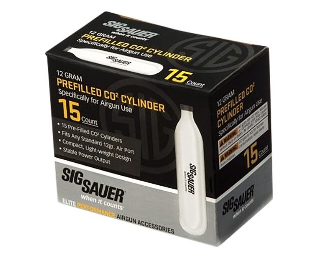 Picture of Sig Sauer Airguns AC1215 CO2 Cylinders 12 gram 15 Per Pack