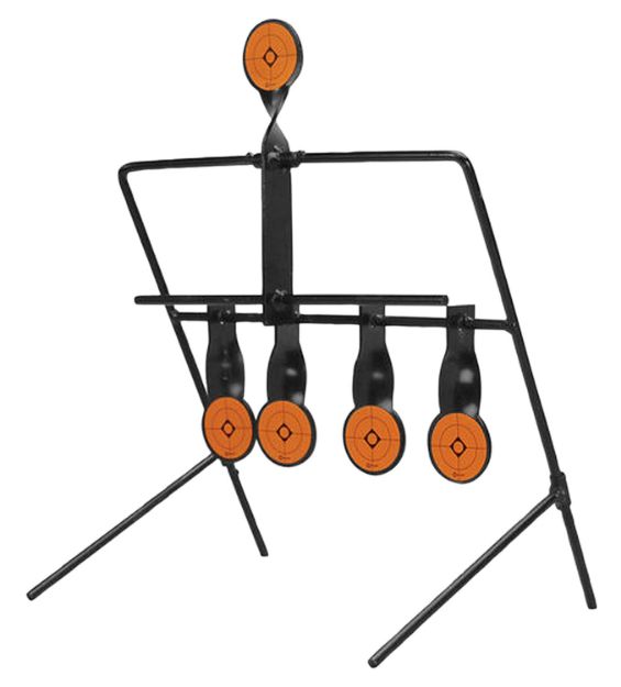 Picture of Caldwell 820585  Resetting Target Airgun AR500 Steel Black/Orange Impact Enhancement Motion 1.50"