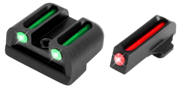 Picture of TruGlo TG131X Fiber-Optic  Red/Fiber Optic Front Sight-Green/Fiber Optic Rear Sight Springfield Armory XD