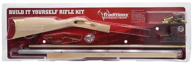 Picture of Traditions KRC52206 Kentucky Rifle Kit 50 Cal 33.50" Blued Sidelock Action