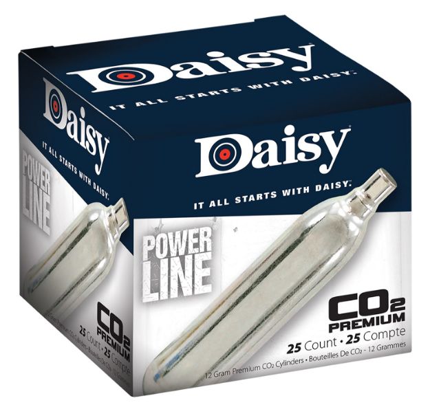 Picture of Daisy 997025604 Powerline CO2 Cylinder 12gram 25/Pack