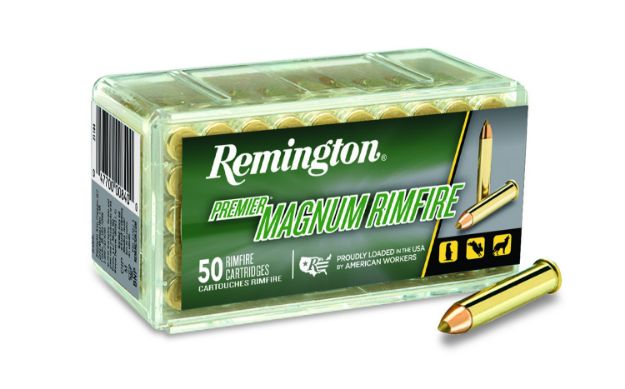 Picture of Remington Ammunition 21184 Premier Magnum Rimfire 22WMR 33gr AccuTip V 50 Per Box/40 Case