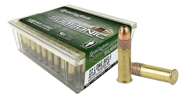 Picture of Remington Ammunition 21137 Subsonic Rimfire 22LR 40gr Hollow Point 100 Per Box/50 Case