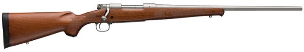 Picture of Winchester Repeating Arms 535234264 70 Featherweight 270 WSM 3+1 24" Matte Stainless/ Free-Floating Barrel, Matte Stainless/ Stainless Steel Receiver, Satin Walnut/ Wood Stock, Right Hand