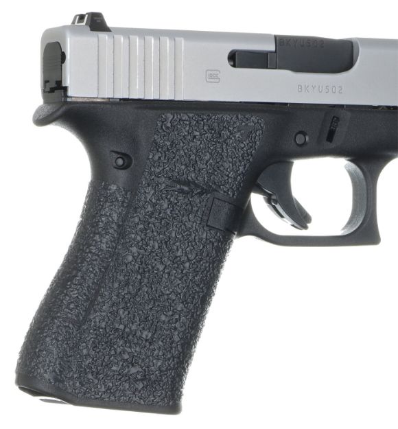 Picture of Talon Grips 385R Adhesive Grip  Textured Black Rubber for Glock 43X, 48