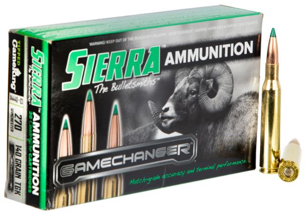 Picture of Sierra A444003 GameChanger  270Win 140gr Sierra Tipped GameKing 20 Per Box/10 Case