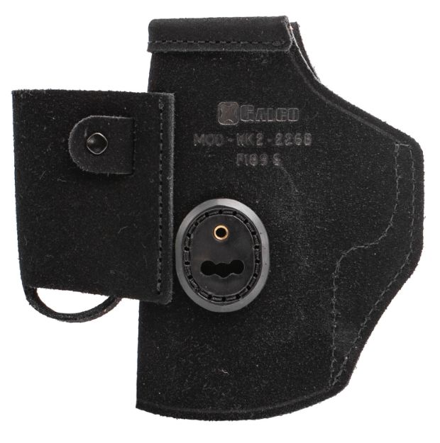 Picture of Galco WK2226B WalkAbout 2.0  IWB Black Leather Compatible w/ Glock 19X/19 Gen1-5/23 Gen2-5 UniClip/Stealth Clip Mount Ambidextrous