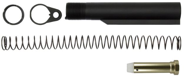 Picture of CMC Triggers 81626 Carbine Buffer Tube Kit Mil-Spec 6 Position AR-15 Black Anodized 7075-T6 Aluminum