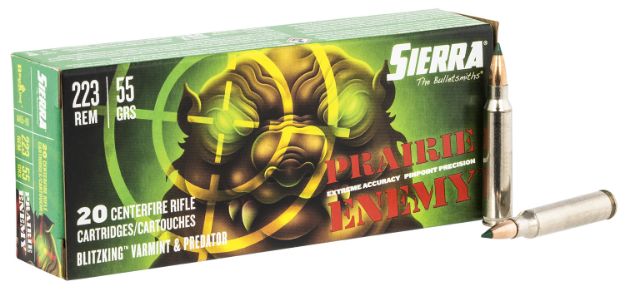 Picture of Sierra A145509 Prairie Enemy  223Rem 55gr Sierra BlitzKing 20 Per Box/ 10 Case