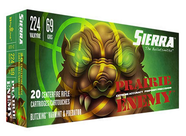 Picture of Sierra A717112 Prairie Enemy  224Valkyrie 69gr Sierra BlitzKing 20 Per Box/10 Case