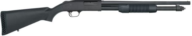 Picture of Mossberg 50698 590 Persuader 20 Gauge 6+1 3" 18.50" Cylinder Bore Barrel, Matte Blued Metal Finish, Drilled & Tapped Receiver, Synthetic Stock