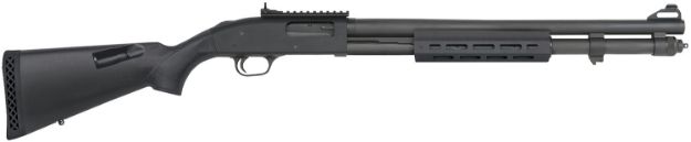 Picture of Mossberg 50768 590A1 Tactical 12 Gauge 3" 8+1 20" Cylinder Bore Barrel Black Rec with XS Ghost Ring Sights Black Fixed with Storage Compartment Stock Right Hand Includes M-LOK Handguard