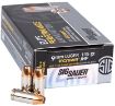 Picture of Sig Sauer E9MMA1COMP50 Match Elite Competition  9mmLuger 115gr V-Crown Jacketed Hollow Point 50 Per Box/20 Case