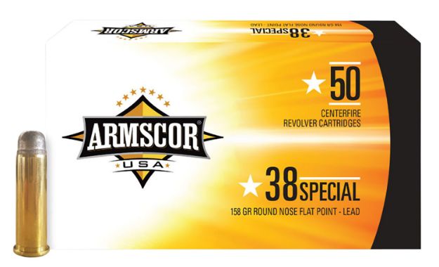 Picture of Armscor FAC385N USA  38Special 158gr Lead Round Nose Flat Point 50 Per Box/20 Case