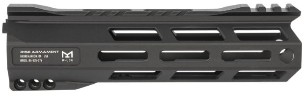 Picture of Rise Armament RA905075BLK RA-905 Handguard made of 6061-T6 Aluminum with Black Anodized Finish M-LOK Design Picatinny Rail & 7.50" OAL for AR-15