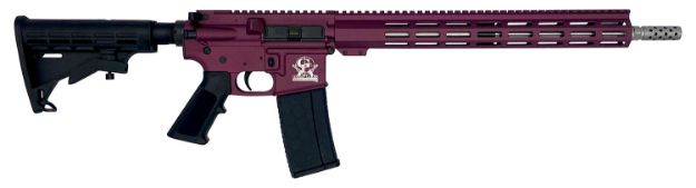 Picture of Great Lakes Firearms GL15223SSCHY AR-15  223 Wylde 16" Stainless 30+1, Black Cherry Rec, Black Stock & Grip